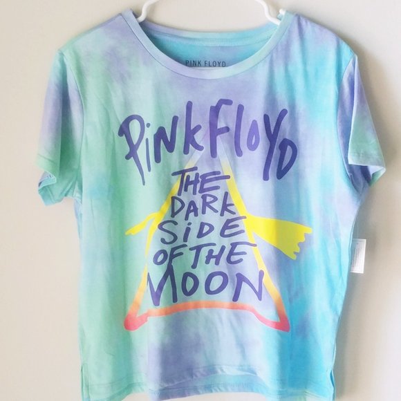Pink Floyd Tops - PINK FLOYD Ladies Rock N Roll Tie-Dye T-Shirt